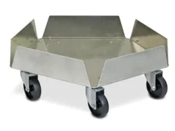 Tonroller,v. 35/100l ton,draagverm. 250kg,H 200mm,frame aluminium