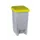Slim,pedaalemmer 60L grijs/geel