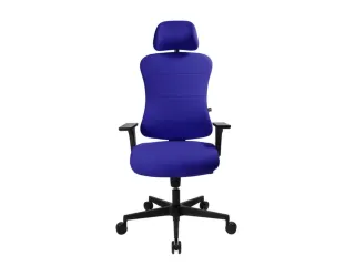 Topstar Bureaustoel Art Comfort met hoofdsteun, koningsblauw - 11