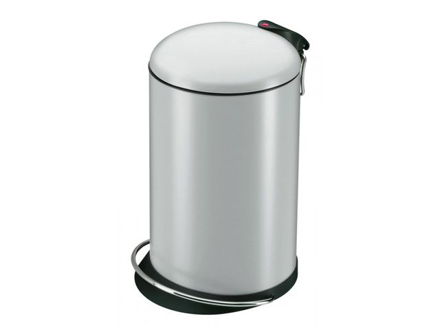 Pedaalemmer Trento TOPdesign 14 Liter Zilver | PedaalemmerOnline.nl
