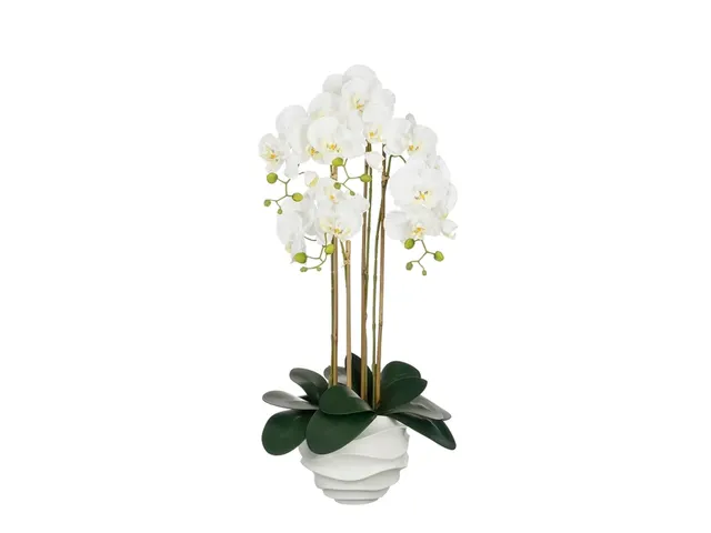 Kunstplant Mica Phalaenopsis in pot wit 40x34x82cm
