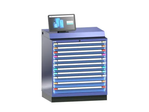 ladekast,HxBxD 1400x1005x725mm,11lade(n),PC,touchscreen,regelsoftware