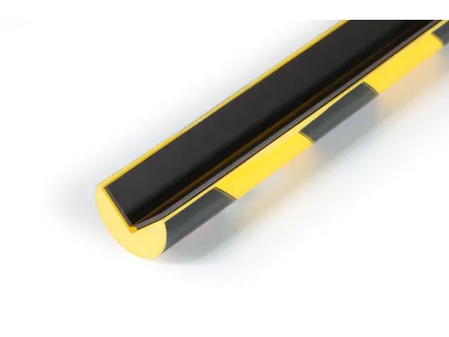 Hoekbeschermingsprofiel 25mm x 1m C25R magnetisch geel/zwart