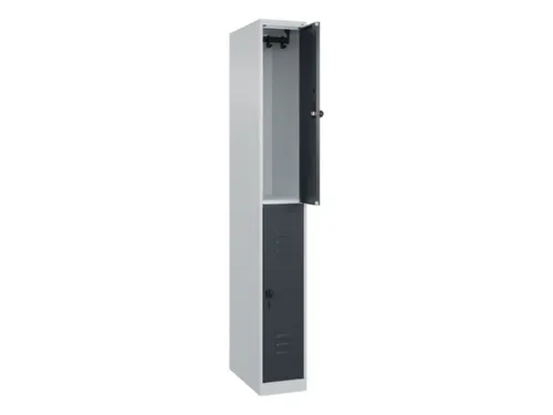dubbeldekse locker,HxBxD 1850x250x500mm,1x2vak.,vak B 250mm