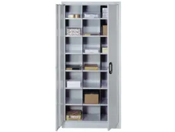 Vakkenkast 1950x930x400mm 21 Verstelbare Vakken Ral7035