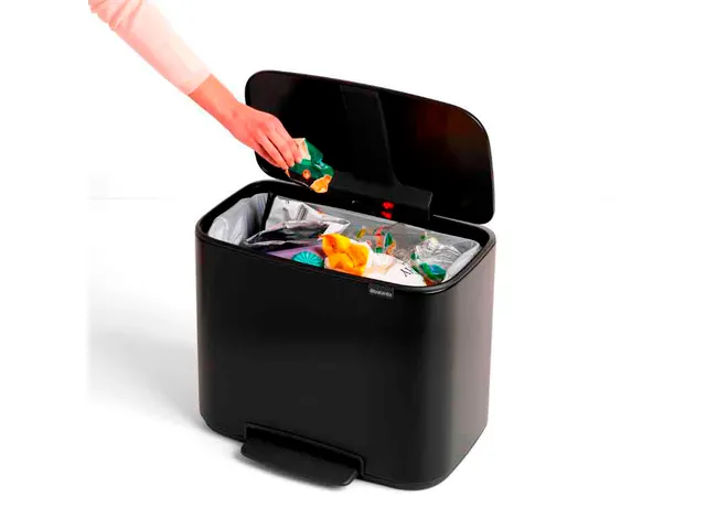 Bo Pedaalemmer 36 Liter Mat Zwart
