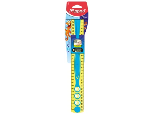 Liniaal Maped Kidy'grip 30cm assorti