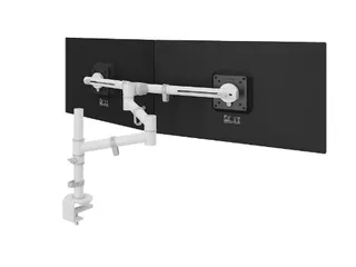 Monitorarm Viewgo Voor 2 Schermen 360° draaibaar Wit - 1