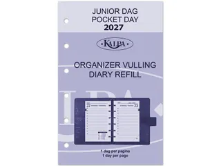 Agendavulling 2027 Kalpa Pocket 1dag/1pagina - 1