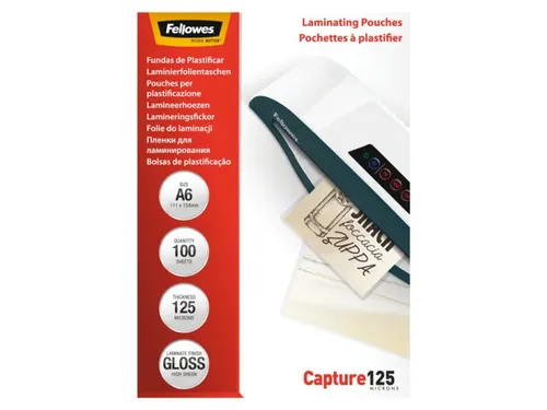 Lamineerhoes Fellowes A6 125 micron glanzend