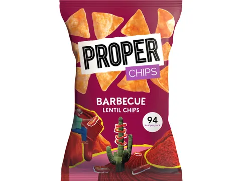 Proper Lentil Chips Barbecue 20 Gram