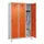 locker,HxBxD 1950x1200x500mm,3vak,vak B 400mm,draaigrendel,voeten