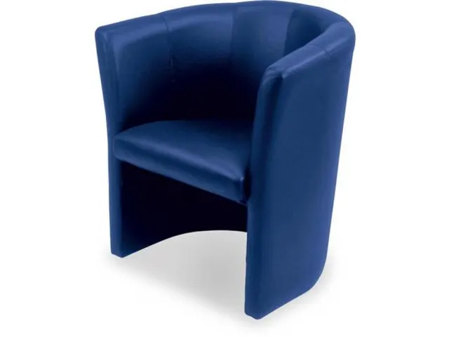 Fauteuil 1 place cuir véritable noir