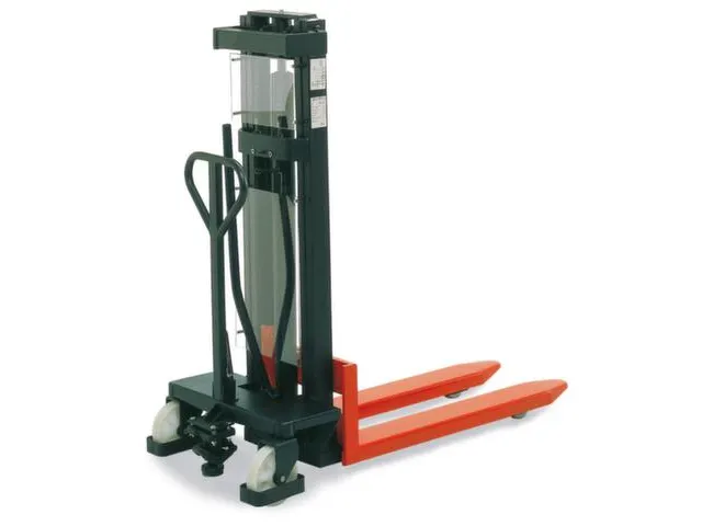 gerbeur hydraulique,force 1000kg,fourche L 1150mm,roul. piv. nylon