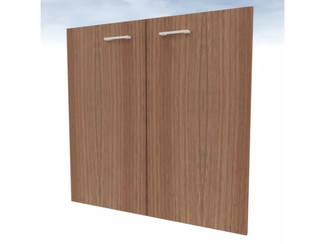 dubbele vleugeldeur,v. scheidingswand,2ordnerhoogte,HxB 860x830mm,hout