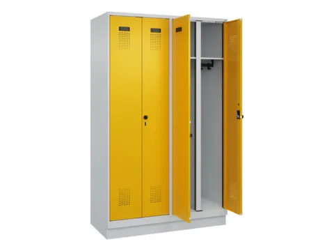 locker voor scheiding van kleding,HxBxD 1950x1200x500mm,4vak