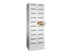 Postsorteerkast 1850x630x500mm 2x10 Vakken Ral7035 Front Ral7035