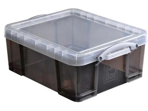 Opbergdoos 18 Liter Transparant Smoke
