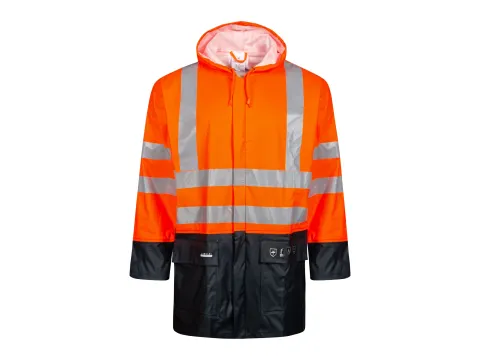 Lyngsoe Fr-Lr3055 Rain Jacket 4Xl Or/Nvy