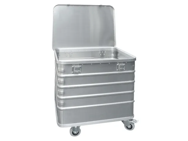 Bakwagens Aluminium Deksel En Cilinderslot 200kg 730x730x605mm