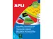 Apli Etiketten Fluorescerend 64x33.9mm Oranje