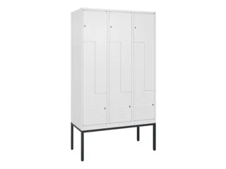 Z-garderobekast,HxBxD 2120x1200x500mm,vak B 200/400mm,cil.-slot - 1
