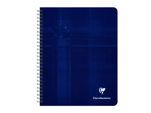 Schrift Clairefontaine A5+ ruit 5x5mm 120 pagina's 90gr assorti