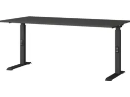 In hoogte verstelbaar bureau,HxBxD 680-910x1600x800mm,blad grafiet