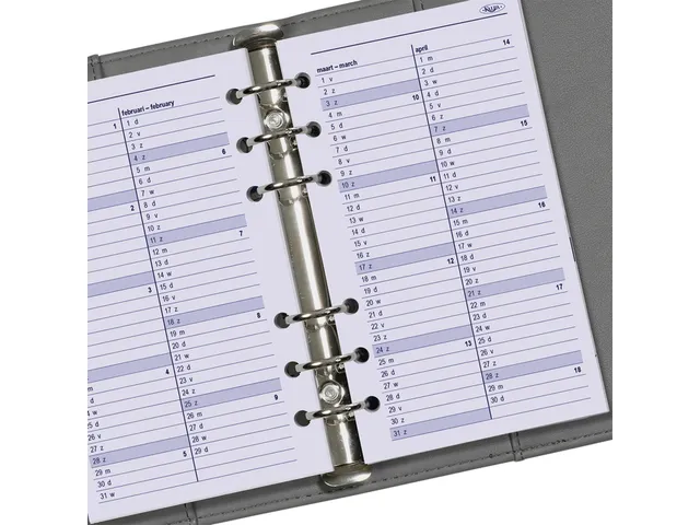 Agendavulling 2027 Kalpa Personal 1dag/1pagina
