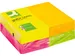 Quick Notes Memoblaadjes Neon 76x127mm 100 Vel 12 Blokken