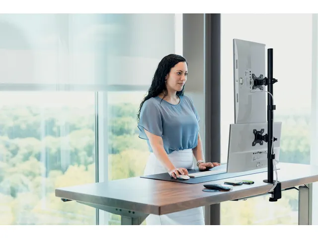 Monitorarm Kensington dubbele verticale bevestiging