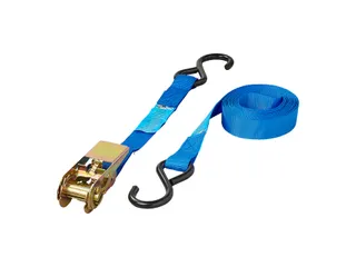 Spanband ProPlus ratel 5 meter met 2 haken blauw - 3