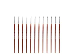 Penseel Kangaro Serie 120 rond Nr. 3/0 geitenhaar doos 12 stuks