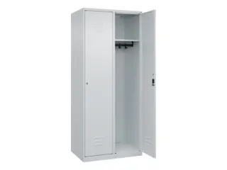 locker,HxBxD 1850x800x500mm,2vak,vak B 400mm,cil.-slot,staand op vloer - 1