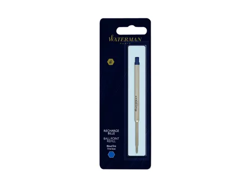 Balpenvulling Waterman fijn blauw blister à 1 stuk