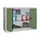 Ruime Vouwdeurkast 1000x1200x500mm 2legborden Ral7035 Front Ral6011