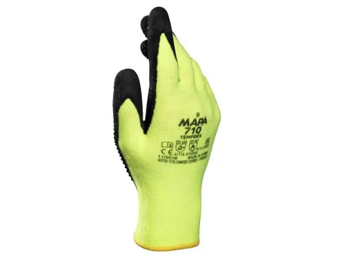 Mapa Temp-Dex 710 hittebestendige handschoenen, geel, maat 11, 10 paar