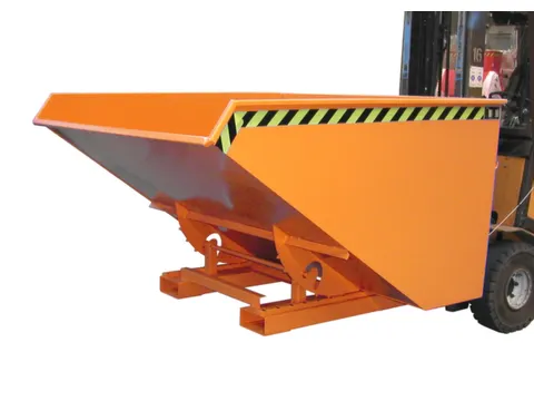 Kiepbak 1103x1070x1720mm 1.2m³ Afrolmechaniek Gelakt Ral2000