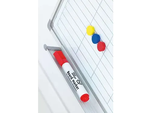 Planbord 60x90cm Softline profiel 8mm Dubbele week DU met dagenstrook