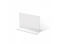 Folderhouder A7 T-stand Acryl liggend