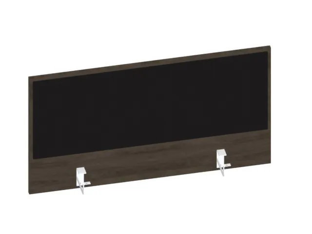 baliepaneel bureau aanbouw achter NV bruin hickory BN8033-zwart 1000mm