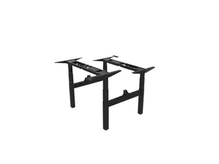 Elektrisch Verstelbaar Zit-Sta Frame Duo Bureau Zwart 180Cm - 2