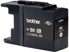 Brother LC1280XLBKBPDR, Extra (Super) hoog rendement, Zwart, Inkt op p