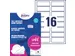 Naambadge etiket Avery L4783-20 88.9x31mm zelfklevend 320 stuks