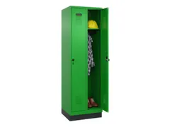 locker,HxBxD 1950x600x500mm,2vak,vak B 300mm,draaigrendel,sokkel