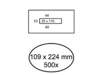 Quantore Enveloppes à fenêtre