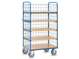 Etagewagen 8451-1 5 etages 600kg 1000x600mm RAL5007