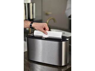 Tork 460005 H2 Image Line Countertop Handdoek dispenser Multifold RVS - 8