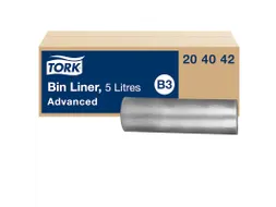 Afvalzak Tork 204042 B3 Advanced 33x40cm 5 Liter transparant