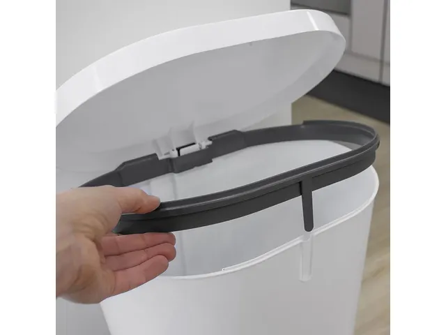 Pedaalemmer Zamora 25 Liter Wit Antraciet